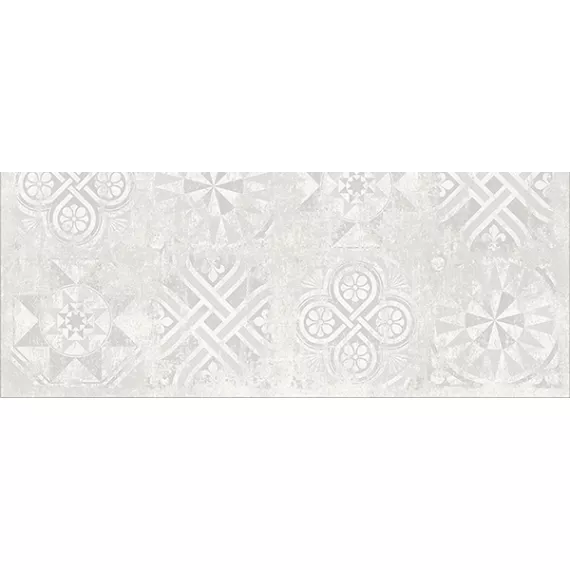 Керамогранит Граните Стоун Цемент Декор белый 398x1200 структурный CF101 SR PRO