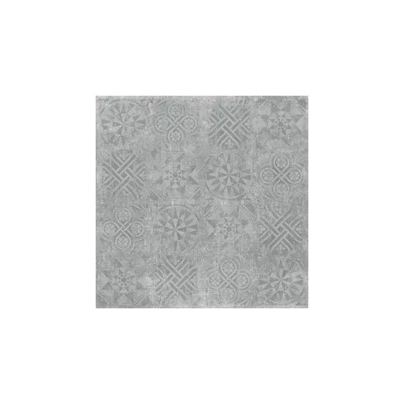 Керамогранит Цемент Декор (Cement Decor) 1200x1200 структурный серый CF054 SR