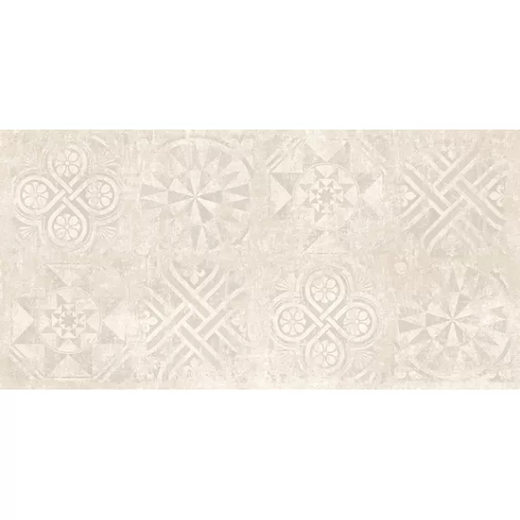 Керамогранит Граните Стоун Цемент Декор светло-бежевый 600x1200 структурный CF048 SR PRO