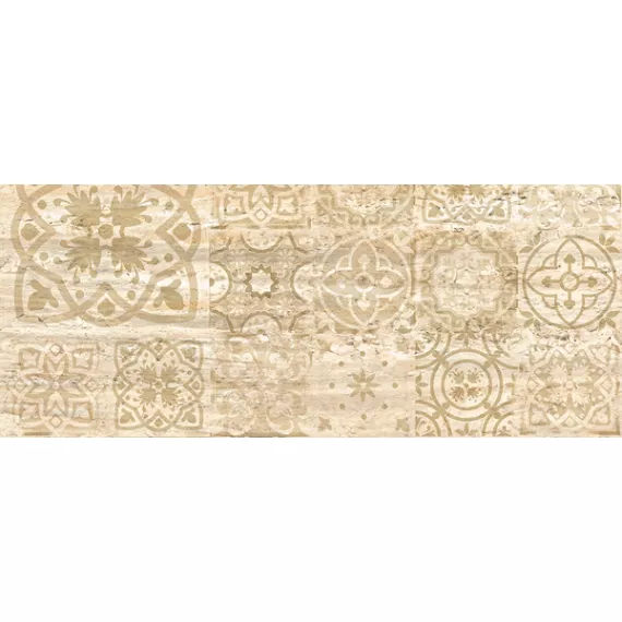 Керамогранит Граните Стоун Травертин Декор беж 398x1200 полированный CF036 PGR