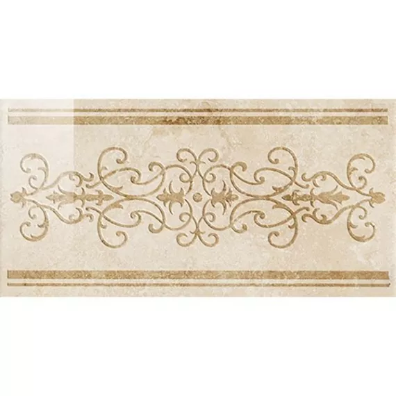 Декор Natural Life Stone (Нэчрэл Лайф Стоун) Айвори Нинфеа 300x600 патинированный бежевый