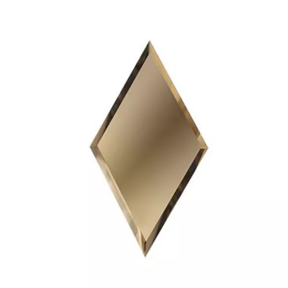 Плитка зеркальная Ромб 300x510 бронза (с фацетом 10 мм), изображение 2