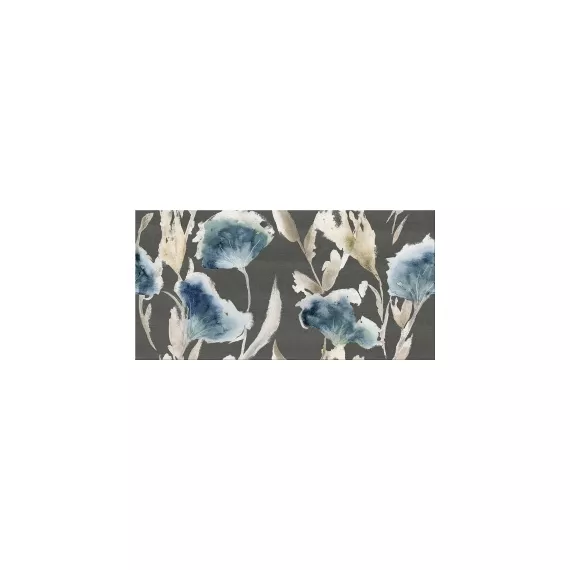 Декор настенный Aura Grafite Floris Decor 315x630 серый