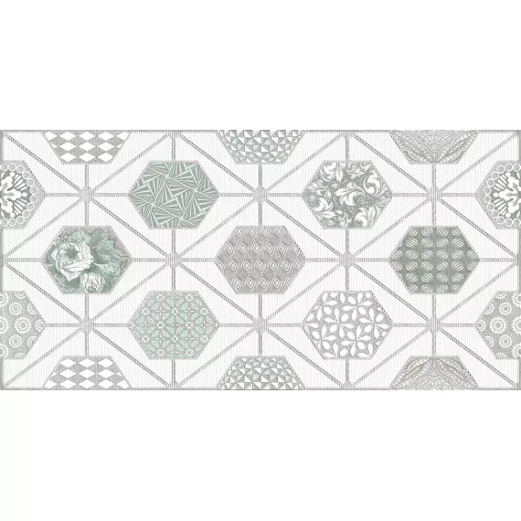 Декор настенный Devore Light 315x630 белый, изображение 2