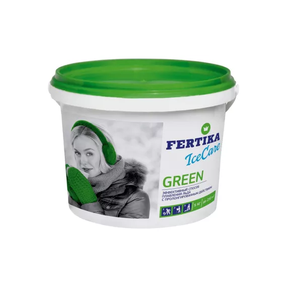 Противогололедный реагент Fertika Icecare Green 5 кг 4620005611016