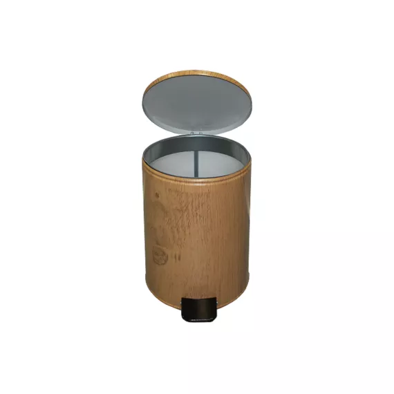 Педальная урна Титан Мета 20 л бук 4607078088358