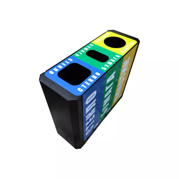 Урна для РСО ТК-ИНВЕСТ 3 секции УРСО-3, изображение 2