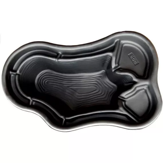 Декоративный садовый прочный пруд GLQ 600 л, 200x120x45 см 600 GLQ