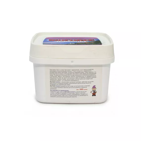 Биопрепарат для портативных биотуалетов BioToilet Comfort, 20x28 г, 560 г BIOFORCE bc-007, изображение 2