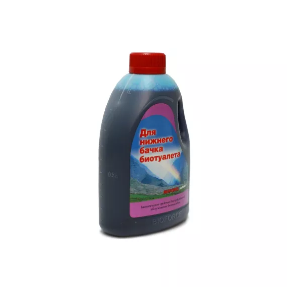 Биопрепарат для нижнего бачка Biotoilet L 1000 мл биотуалетов BIOFORCE bl-033, изображение 2