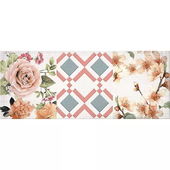 Декор настенный Eclipse Grey Aurora 1 201x505 розовый, изображение 2