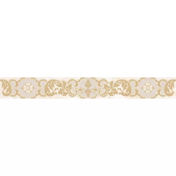 Бордюр настенный Navarra Barocco 62x505 бежевый, изображение 2