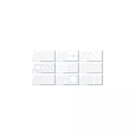 Декор настенный Вог Пазл Лайт 201x405 синий