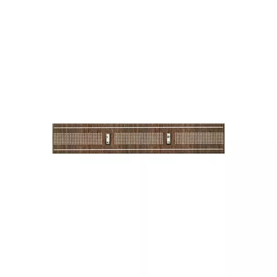 Бордюр настенный Оригами Мокка Прагматика 50x278 коричневый, изображение 2