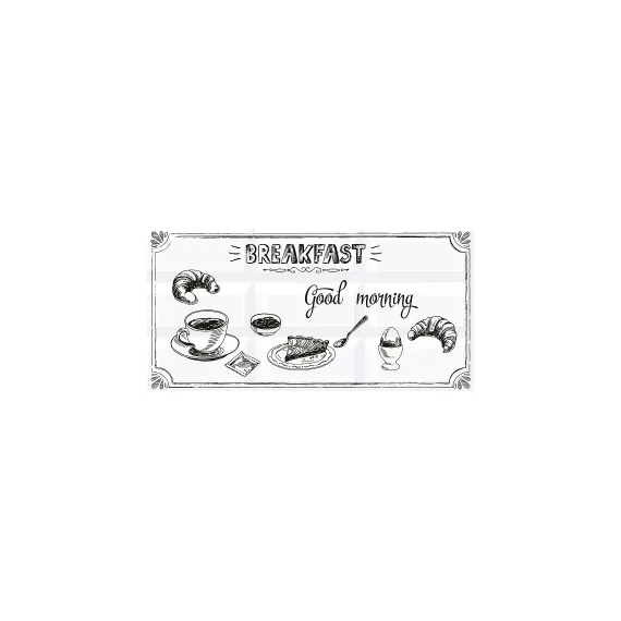 Декор настенный Вог Breakfast 1 201x405 белый