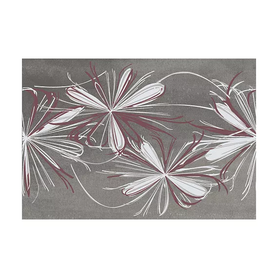 Декор настенный Sonnet Grey Flower 278x405 серый, изображение 2