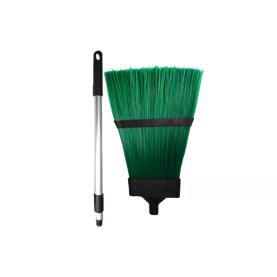 Садовая метла Умничка  зеленая, 95см, щетка 31см KD-B03PA, изображение 2