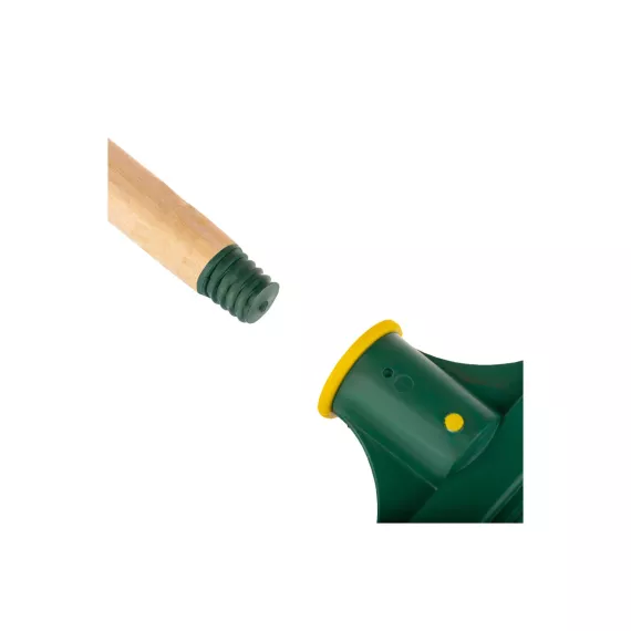 Метла для улицы OfficeClean малая, плоская распушенная, с деревянным черенком 120 см 321504, изображение 2