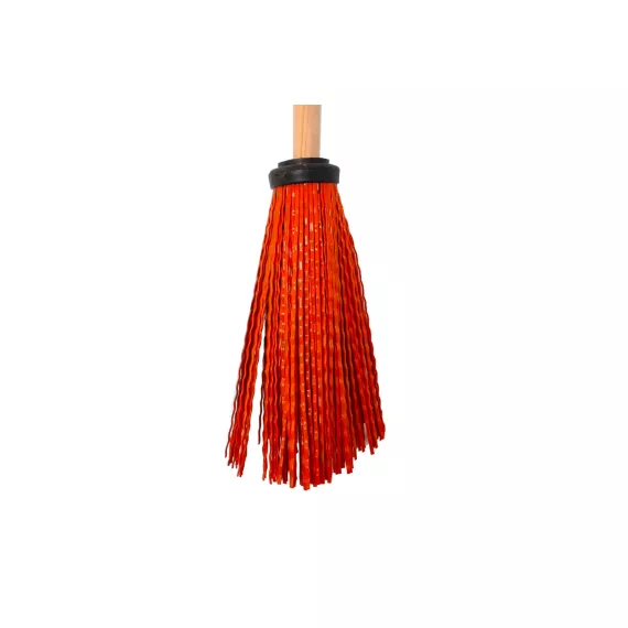 Круглая метла Amigo с деревянным черенком 76010, изображение 2