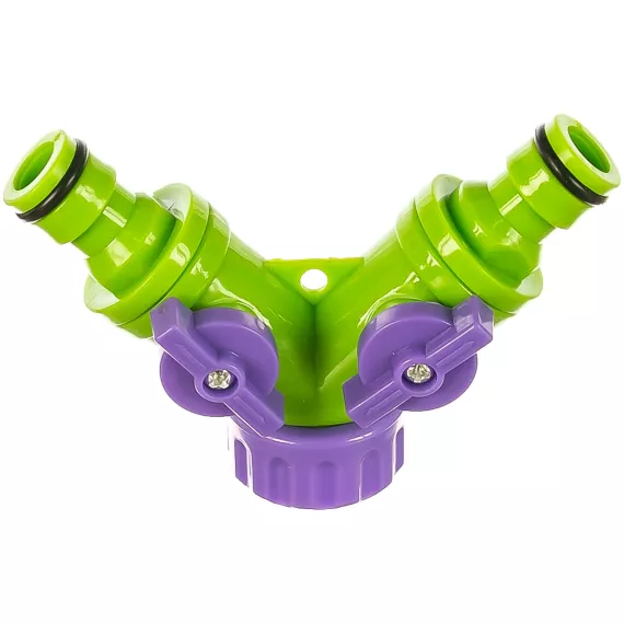 Разветвитель 2-х канальный со штуцерами (G3/4") PALISAD 66426, изображение 2