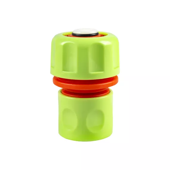 Соединитель пластмассовый с автостопом 003-2008 1" для шлангов FEONA 219337, изображение 2