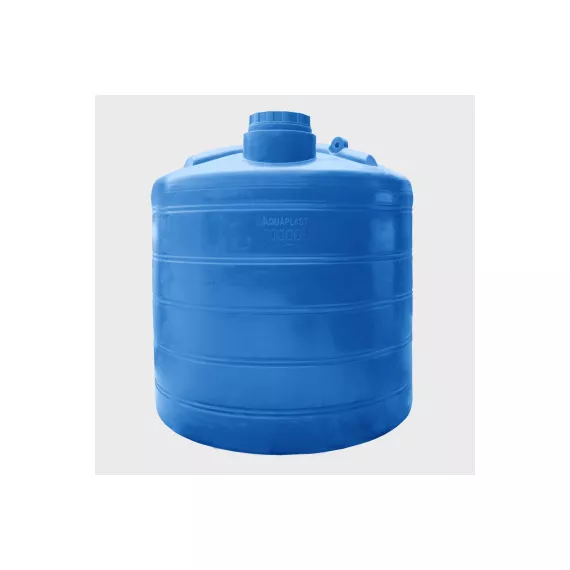 Овально-вертикальный бак AQUAPLAST 10000 л, синий 4630017951871, изображение 2
