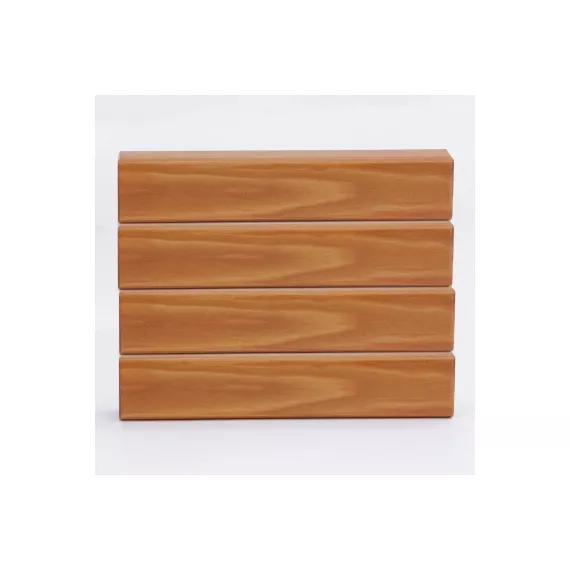 Садово-парковая скамейка 7 скамеек Севастополь 1.5 м, лиственница, тик 77035/Б_СВ/1,5/9005/Л_ТИК, изображение 2