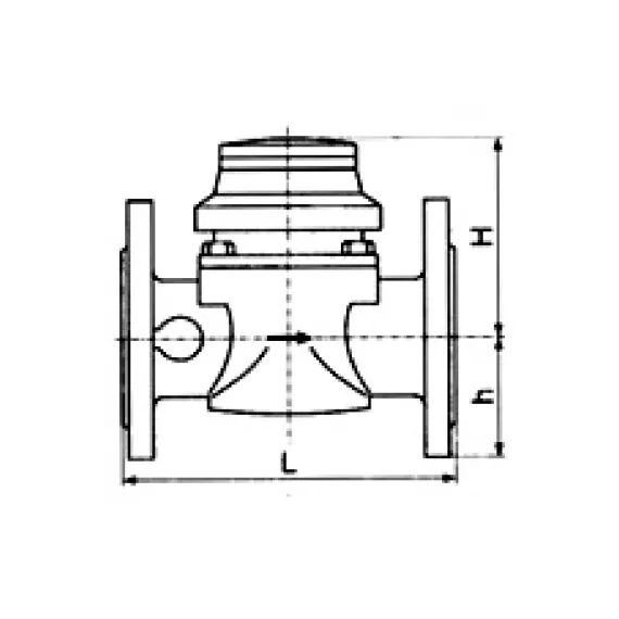 Счетчик г/в Водоприбор ВМГ-100 Ду100 Ру16 Тдо150C, изображение 2