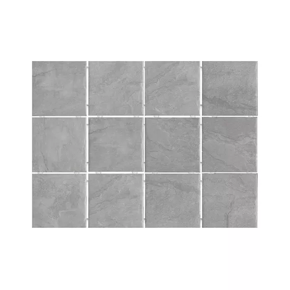 Плитка настенная Дегре 300x400 серая 1299 (полотно из 12 частей 99x99)