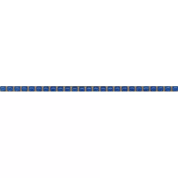 Бордюр настенный Бисер 6x200 лазурно-синий POD012