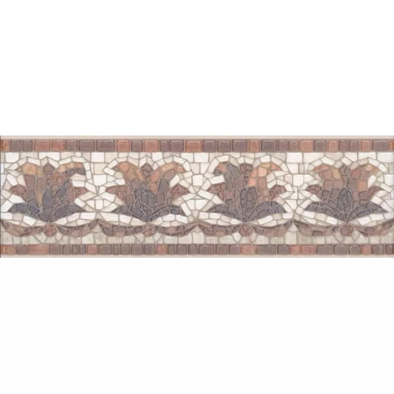 Бордюр настенный Пантеон 77x250 бежевый HGD\A232\6000L, изображение 2