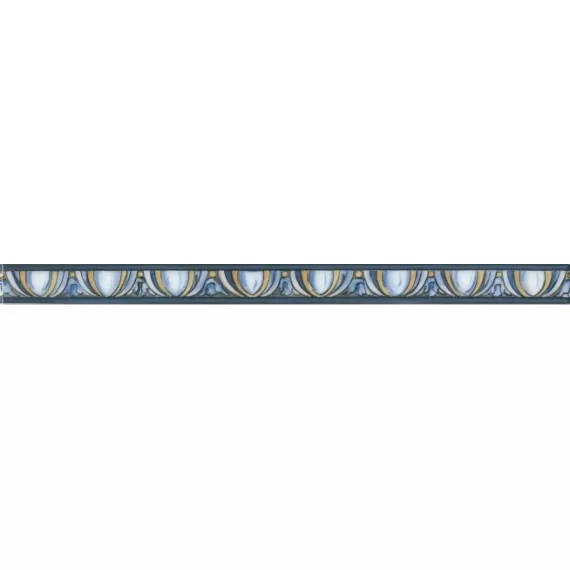 Бордюр настенный Площадь Испании 30x400 синий HGD\A350\15050T, изображение 2