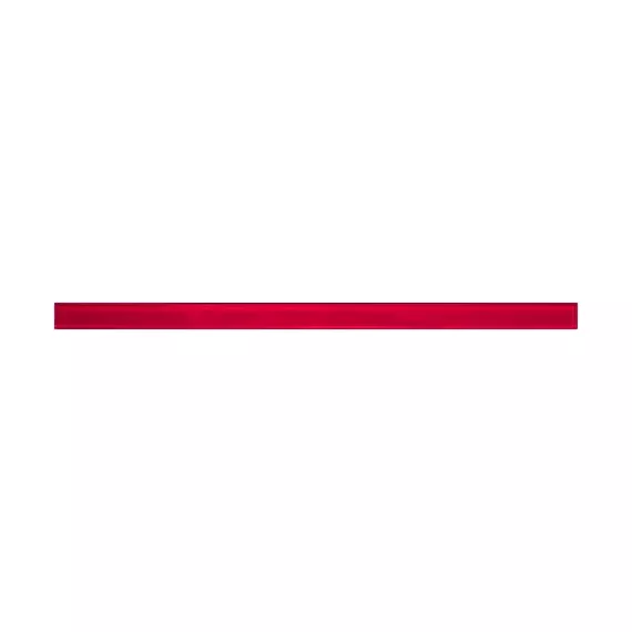 Бордюр настенный из стекла Соло 20x600 красный 1, изображение 2