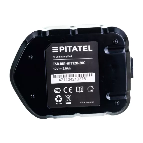 Аккумуляторная батарея для DEWALT (2 Ач, 12 В, Ni-Cd) Pitatel TSB-061-HIT12B-20C, изображение 5