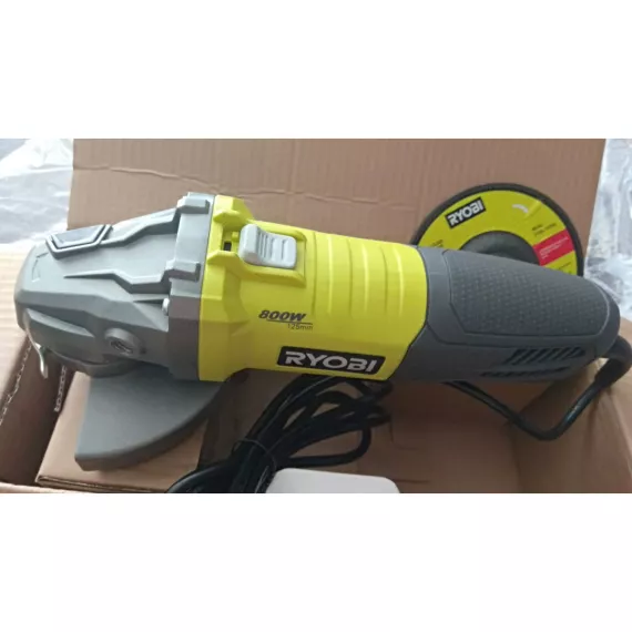 Болгарка (УШМ) Ryobi RAG800-125G 5133002491, изображение 16