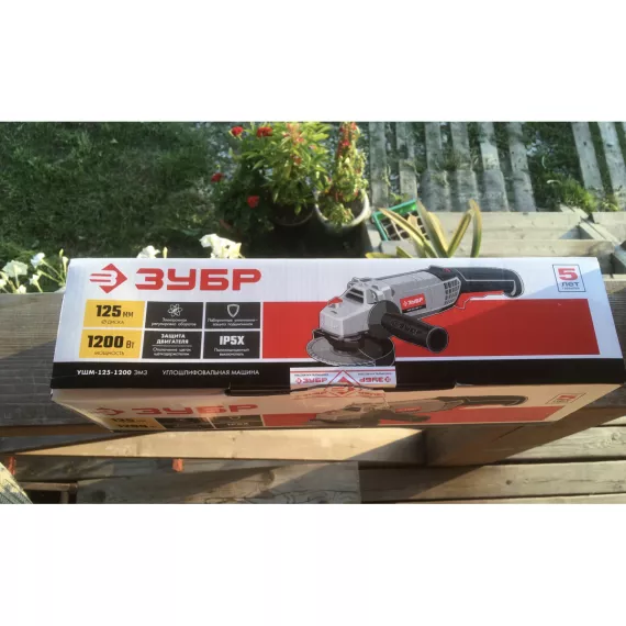 Углошлифовальная машина ЗУБР 125мм УШМ-125-1200 ЭМ3, изображение 13