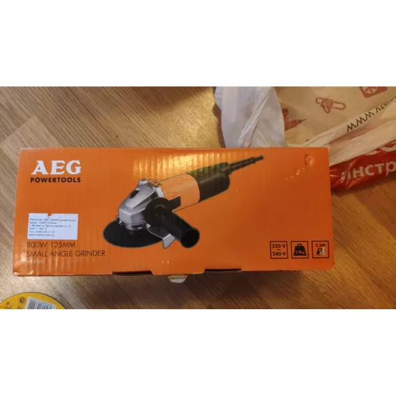 Угловая шлифмашина AEG WS 8-125 4935451402, изображение 52