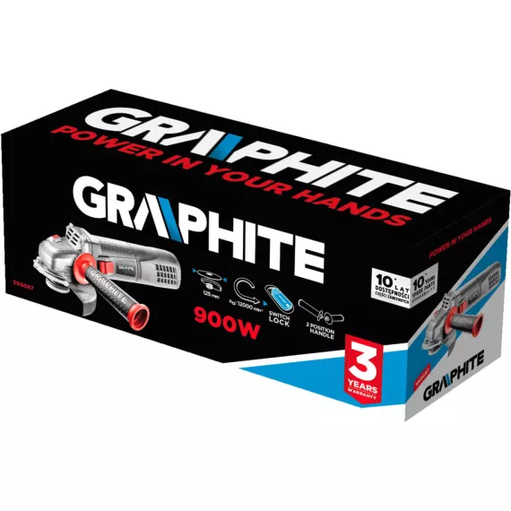 Угловая шлифовальная машина GRAPHITE 59G087, изображение 6