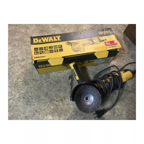 Угловая шлифмашина DEWALT DWE4257, изображение 116