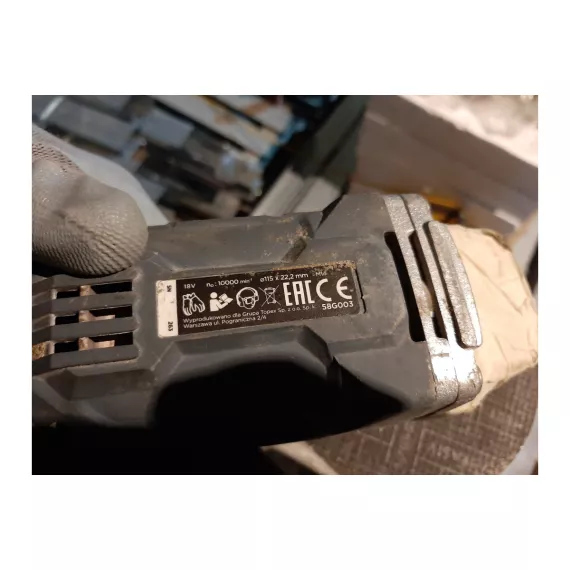 Аккумуляторная угловая шлифмашина GRAPHITE Energy+ 58g003, изображение 8