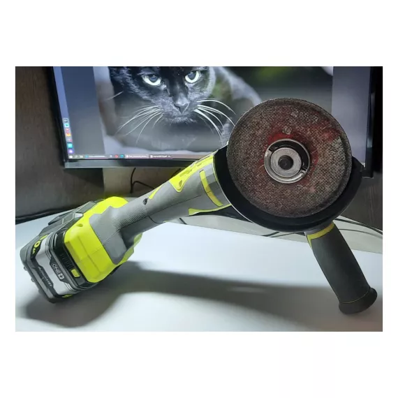 Бесщеточная углошлифмашина Ryobi ONE+ R18AG7-0 5133002852, изображение 12