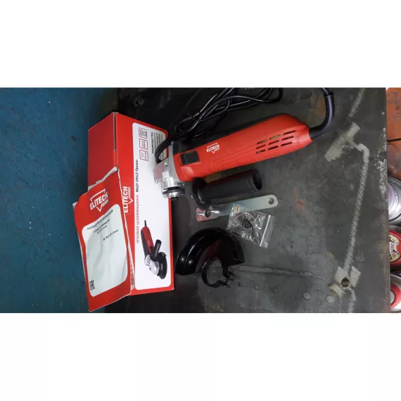 Угловая шлифмашина Elitech МШУ 0912 Промо, изображение 13