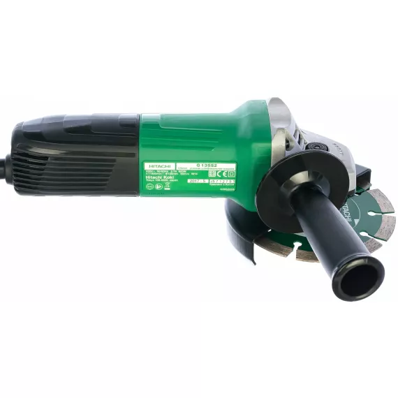 Угловая шлифмашина Hitachi G13SS2-NU + алмазный диск Carat, изображение 2