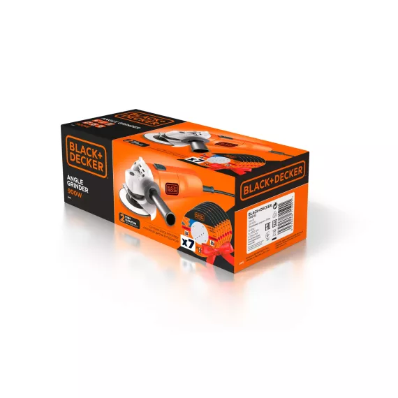 Угловая шлифовальная машина Black&Decker G915-RU, изображение 2