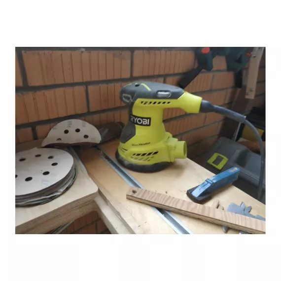 Эксцентриковая шлифмашина Ryobi ROS300A 5133001142, изображение 42