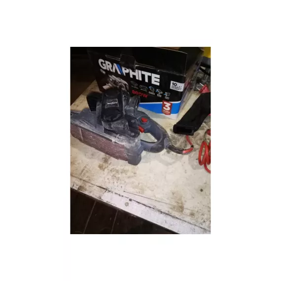 Ленточная шлифовальная машина GRAPHITE 800 Вт, лента 75 x 457 мм 59G392, изображение 25