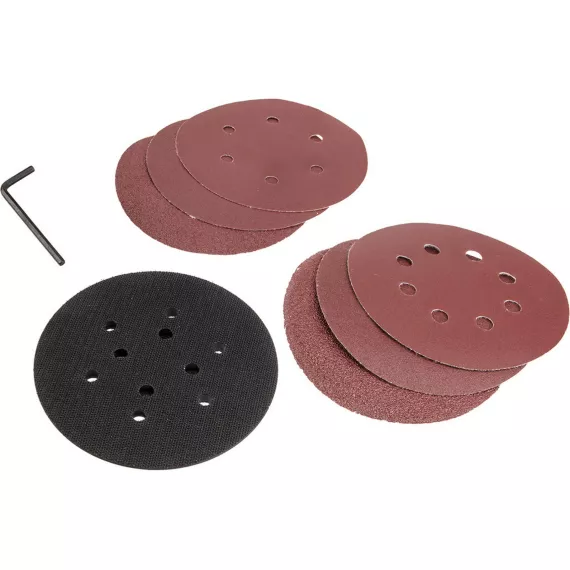 Эксцентриковая шлифовальная машина GRAPHITE 430Вт, диск 125/150 мм 59G347, изображение 2