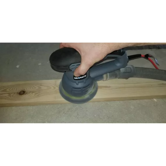 Эксцентриковая шлифовальная машина GRAPHITE 430Вт, диск 125/150 мм 59G347, изображение 16