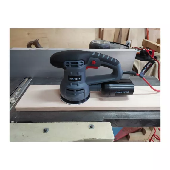 Эксцентриковая шлифовальная машина GRAPHITE 430Вт, диск 125/150 мм 59G347, изображение 10