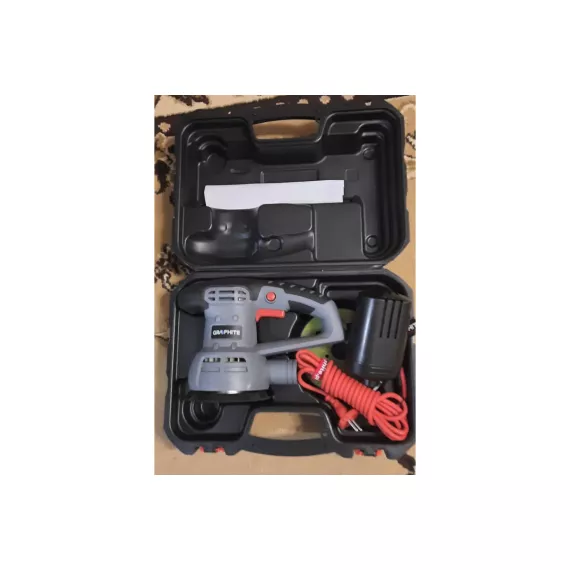 Эксцентриковая шлифовальная машина GRAPHITE 430Вт, диск 125/150 мм 59G347, изображение 19